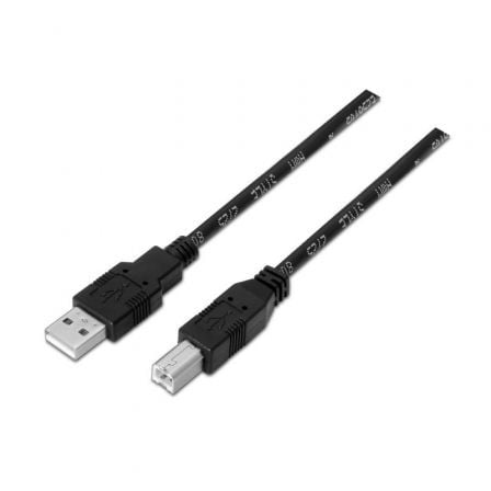 Cable USB 2.0 Impresora Aisens A101-0005/ USB Tipo-B Macho