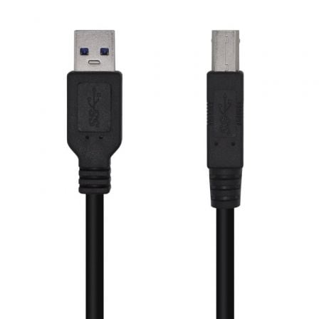 Cable USB 3.0 Impresora Aisens A105-0444/ USB Tipo-B Macho
