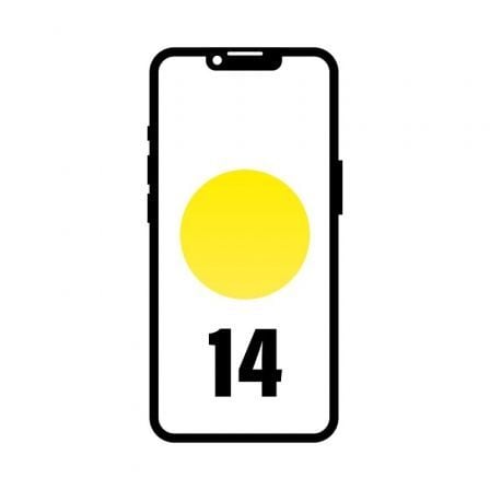 Smartphone Apple iPhone 14 256Gb/ 6.1'/ 5G/ Amarillo