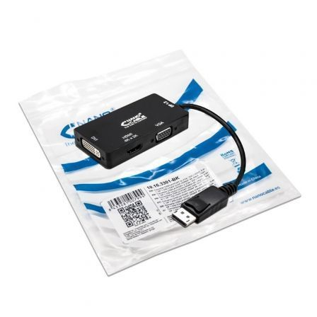 Cable Conversor Nanocable 10.16.3301-BK/ Displayport Macho