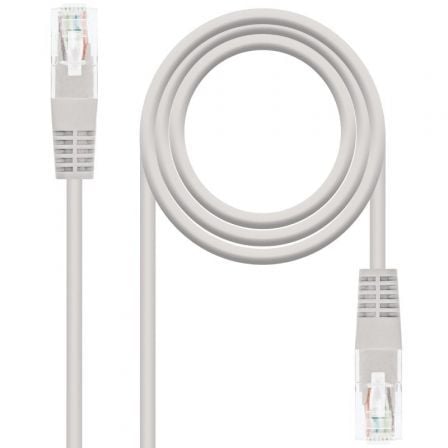 Cable de Red RJ45 UTP Nanocable 10.20.0401-L150 Cat.6A/ 1.5m/ Gris
