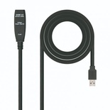 Cable Alargador USB 3.0 con Amplificador Nanocable 10.01.0311/ USB Macho