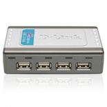 Hub USB 2.0 con Alimentación Externa D-Link DUB-H4/ 4xUSB
