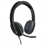 Auriculares Logitech H540/ con Micrófono/ USB/ Negros