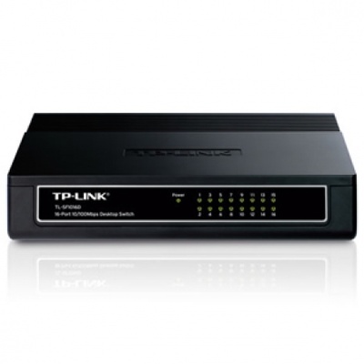 Switch TP-Link 16P 16 Puertos/ RJ-45 10/100
