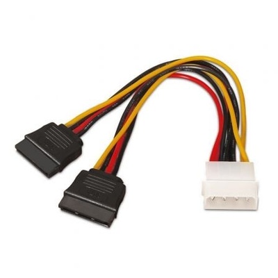Cable Duplicador de Alimentación Aisens A131-0161/ Molex 4 PIN Macho