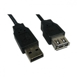 Cable Alargador USB Nanocable 10.01.0204-BK/ USB Macho