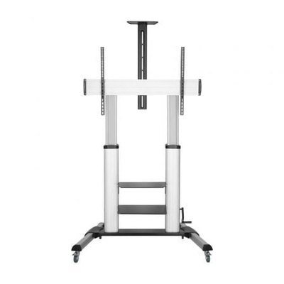Soporte de Suelo Inclinable con Ruedas y Manivela Aisens FT100TE-125 para TV 60-100'/ hasta 100kg