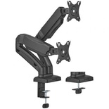 Soporte de Mesa con Contrapeso para 2 Monitores o TV Aisens DT32TSR-221/Giratorio/ Inclinable/ hasta 9kg