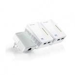 Adaptador Powerline TP-Link WPA4220TKit 500Mbps/ Alcance 300m/ Pack de 3