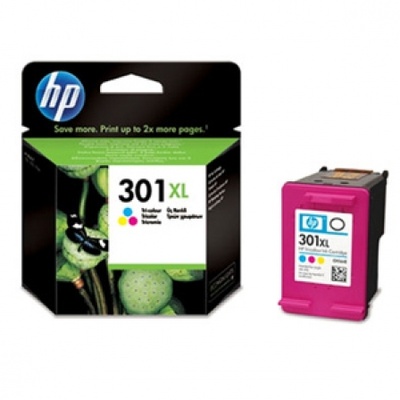 Cartucho de Tinta Original HP nº301 XL Alta Capacidad/ Tricolor