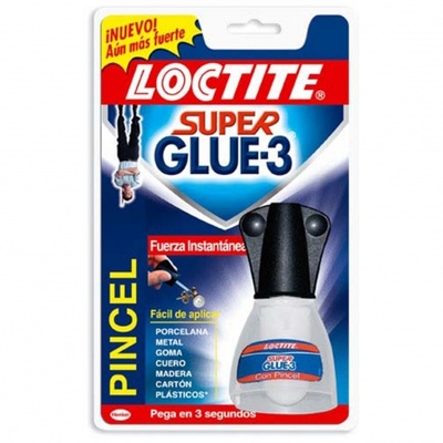 Pegamento con Pincel Loctite Super Glue-3/ 5g