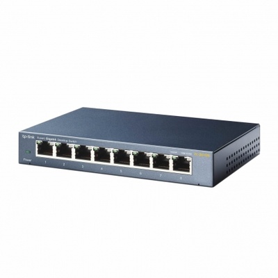 Switch TP-Link TL-SG108 V3.0 8 Puertos/ RJ-45 10/100/1000