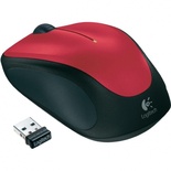 Ratón Inalámbrico Logitech M235/ Hasta 1000 DPI/ Rojo