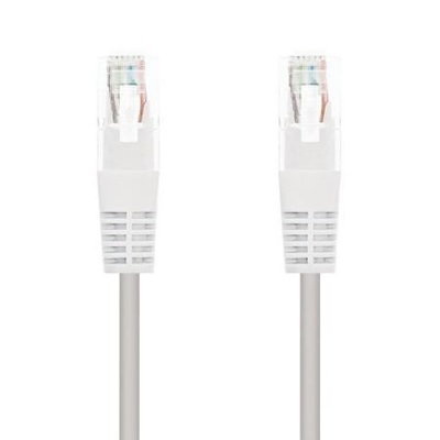 Cable de Red RJ45 UTP Nanocable 10.20.0101-W Cat.5e/ 1m/ Blanco