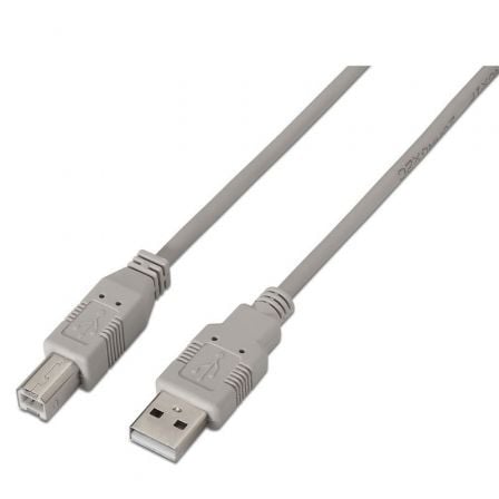 Cable USB 2.0 Impresora Aisens A101-0002/ USB Macho