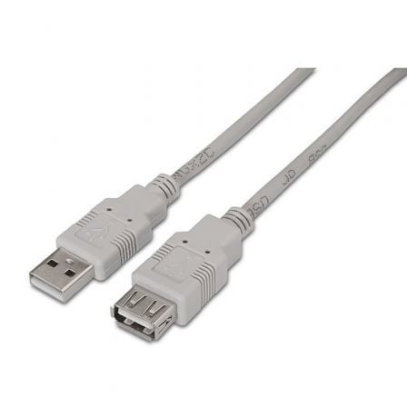Cable Alargador USB 2.0 Aisens A101-0013/ USB Macho