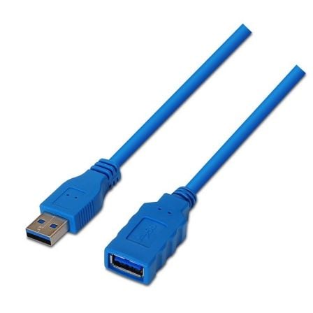 Cable Alargador USB 3.0 Aisens A105-0046/ USB Macho