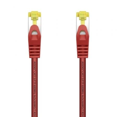 Cable de Red RJ45 SFTP Aisens A146-0471 Cat.7/ 2m/ Rojo