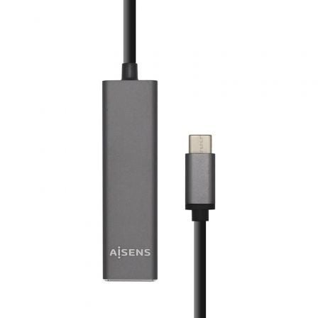Hub USB Tipo-C Aisens A109-0403/ 4xUSB