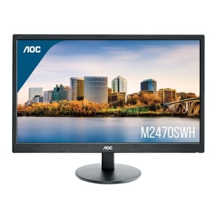 Monitor AOC M2470SWH 23.6'/ Full HD/ Multimedia/ Negro