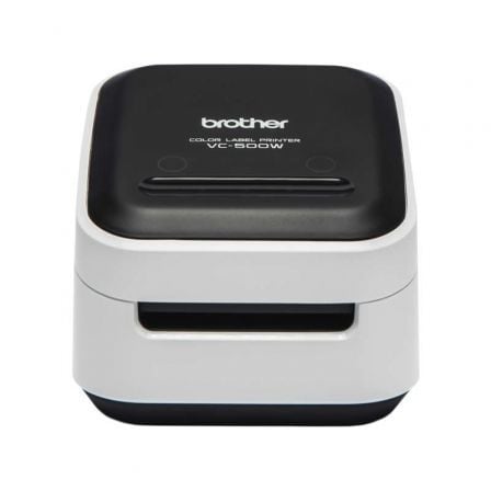 Impresora de Etiquetas Color Brother VC-500W/ Zero Ink/ Ancho etiqueta 50mm/ USB-WiFi/ Blanca y Negra