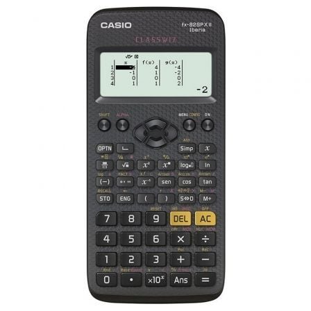 Calculadora Científica Casio ClassWiz FX-82SPXII/ Negra