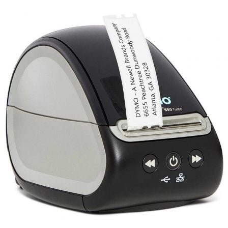 Impresora de Etiquetas Dymo LabelWriter 550 Turbo/ Térmica/ USB/ Negra