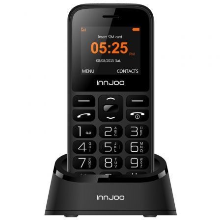 Teléfono Móvil Innjoo Senior Phone para Personas Mayores/ Negro
