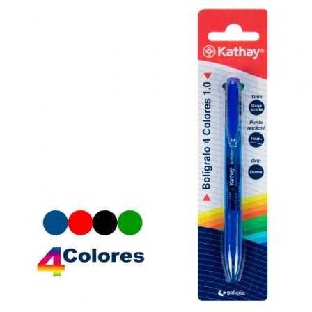 Bolígrafo de Tinta de Aceite Kathay 86210030/ Colores Surtidos