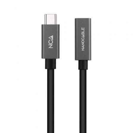 Cable Alargador USB 3.2 Nanocable 10.01.4401/ USB Tipo-C Macho