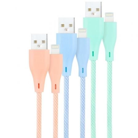 Cables USB 2.0 Lightning Nanocable 10.10.0401-CO1/ USB Macho