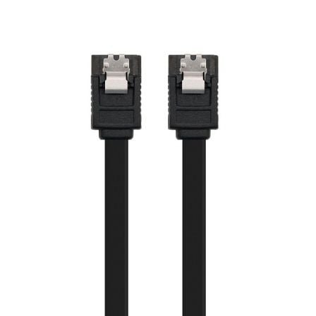 Cable SATA III Nanocable 10.18.1001-BK/ 50cm/ Negro