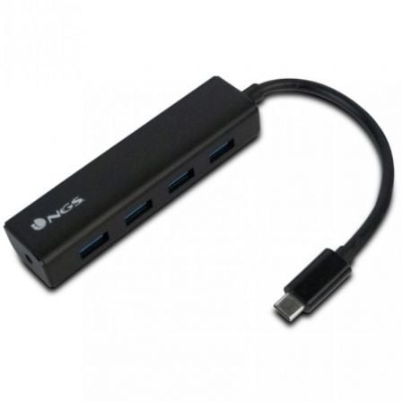 Hub USB Tipo-C NGS WonderHub4/ 4xUSB