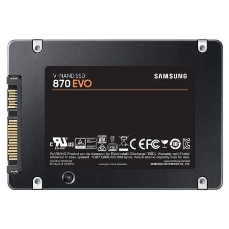 Disco SSD Samsung 870 EVO 4TB/ SATA III/ Full Capacity