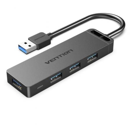 Hub USB 3.0 Vention CHLBD/ 4xUSB/ MicroUSB PD/ 50cm